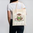 Cute Otter Reading Book Lover Sea Otters Animal Lover Canvas Tote Bag Cute Otter Reading Book Lover Sea Otters Animal Lover Canvas Tote Bag