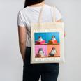 Cute Penguin Reading Book School Librarian Teacher Student Canvas Tote Bag