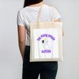 Cute Puppy With a Quote For Introverts Canvas Tote Bag