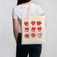 Cute Reading Hearts Valentine Day Book Lover Teacher Student Canvas Tote Bag Cute Reading Hearts Valentine Day Book Lover Teacher Student Canvas Tote Bag