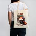Cute Red Panda Reading Book Animal Bookworm Canvas Tote Bag