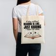 A Day Without Reading Is Like I Have No Idea Women Books Canvas Tote Bag