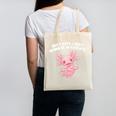 Most Days I Just Wanna Be An Axolotl Salamander Introvert Canvas Tote Bag