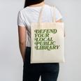 Defend Your Local Public Library For Book Lovers Canvas Tote Bag