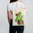 Dino Reading Read Reading Librarian Book Men Boys Kids Canvas Tote Bag Dino Reading Read Reading Librarian Book Men Boys Kids Canvas Tote Bag