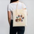 Dogs Books And Quilting Canvas Tote Bag