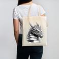 Dragon Book Canvas Tote Bag