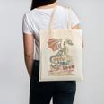 Dragon Fantasy Book Lover Book Nerd Canvas Tote Bag