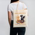 Easily Distracted By Books & Dragons Librarian Book Lover Canvas Tote Bag
