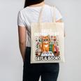 Easily Distracted By Cats And Books Book Lover Cat Canvas Tote Bag