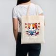 Easily Distracted By Coffee Cats And Books Canvas Tote Bag
