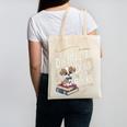 Easily Distracted By Dogs And Books Reader Animal Dog Canvas Tote Bag Easily Distracted By Dogs And Books Reader Animal Dog Canvas Tote Bag