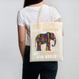 Easily Distracted By Elephants And Books Elephant Canvas Tote Bag