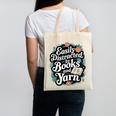 Easily Distracted By Yarn And Books Canvas Tote Bag