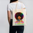Education Is Freedom Teacher Books History Month Canvas Tote Bag Education Is Freedom Teacher Books History Month Canvas Tote Bag