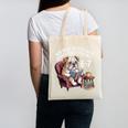 English Bulldog Dog Reading Book 67 Six Seven Meme Canvas Tote Bag English Bulldog Dog Reading Book 67 Six Seven Meme Canvas Tote Bag