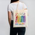Equality Hurts No One Book Flower Rainbow Pride Month LGBTQ Canvas Tote Bag Equality Hurts No One Book Flower Rainbow Pride Month LGBTQ Canvas Tote Bag