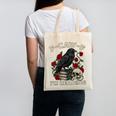 F-CAW-F I'm Reading Crow Book Lover Introvert Meme Canvas Tote Bag