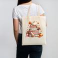 Fall Colors s I Love Fall s Books & Pumpkins Canvas Tote Bag