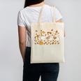 Fall Goose Reading Book Teacher Autumn Pumpkin Cozy Season Canvas Tote Bag
