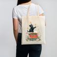 Fantasy Drama Tragedy Reading Lover Book Cat Humor Canvas Tote Bag