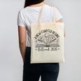 Floral Book a New Chapter Begins Retired Retirement Teacher Canvas Tote Bag