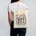 Floral Book There's No Such Thing As Too Many Book Lover Canvas Tote Bag