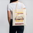 I Was Forced To Put My Book Down And Rejoin Society Book Canvas Tote Bag
