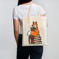Fox Books Read Reading Librarian America Men Women Kids Canvas Tote Bag