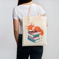 Fox Reading Book Pajama Sleep Canvas Tote Bag Fox Reading Book Pajama Sleep Canvas Tote Bag