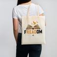 Freadom Anti Banned Books Lovers Reading Librarian Bookworm Canvas Tote Bag