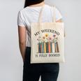 My Weekend Is Fully Booked Cozy Bookish Canvas Tote Bag My Weekend Is Fully Booked Cozy Bookish Canvas Tote Bag