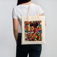 Geometric History Educated Women Reading Book Melanin Canvas Tote Bag Geometric History Educated Women Reading Book Melanin Canvas Tote Bag