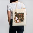 Ghost Reading Book Cat Lover Halloween Reading Enthusiast Canvas Tote Bag Ghost Reading Book Cat Lover Halloween Reading Enthusiast Canvas Tote Bag