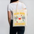 Ghost Reading Books Teacher Student Halloween Read More Book Canvas Tote Bag