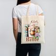 Girl Read Your Bible Christian Faith Jesus Book Canvas Tote Bag