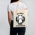 Go Away I'm Introverting Cat With Coffee Canvas Tote Bag Go Away I'm Introverting Cat With Coffee Canvas Tote Bag
