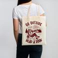 Go Outside Read a Book Vintage Bibliophiles Canvas Tote Bag