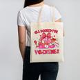 Groovy All Booked For Valentines Books Pink Coquette Bow Canvas Tote Bag