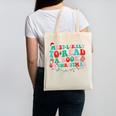 Groovy Christmas Most Likely To Read A Book On Christmas Canvas Tote Bag