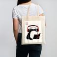 Grumpy Frog Books Music Kawaii Ink Japanese Canvas Tote Bag
