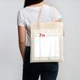 Guestbook 7th Birthday 7 Year Old Born 2018 Bday Canvas Tote Bag
