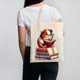 Guinea Pig Reading Books Matching Bookworm Readers Librarian Canvas Tote Bag Guinea Pig Reading Books Matching Bookworm Readers Librarian Canvas Tote Bag