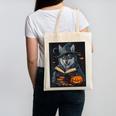 Halloween Girls Boys Cute Wolf Book Pumpkin Kids Halloween Canvas Tote Bag Halloween Girls Boys Cute Wolf Book Pumpkin Kids Halloween Canvas Tote Bag
