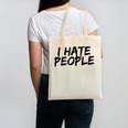 I Hate People Graffiti Introverts Meme Loner Canvas Tote Bag I Hate People Graffiti Introverts Meme Loner Canvas Tote Bag