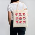 Heart Holding Reading Books Valentine Teacher Book Lover Canvas Tote Bag