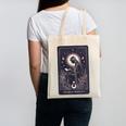 High Priestess Tarot Art Celestial Mystic Book Lover Canvas Tote Bag High Priestess Tarot Art Celestial Mystic Book Lover Canvas Tote Bag