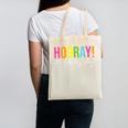 Hooray It's Library Day Teacher Reader Books Back To School Canvas Tote Bag