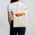 Hot Wheels Comic Book Fire Logo Canvas Tote Bag