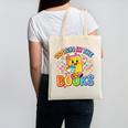 HUGvyn Preppy 100 Days In The Books Teacher Reading Coffee Canvas Tote Bag HUGvyn Preppy 100 Days In The Books Teacher Reading Coffee Canvas Tote Bag